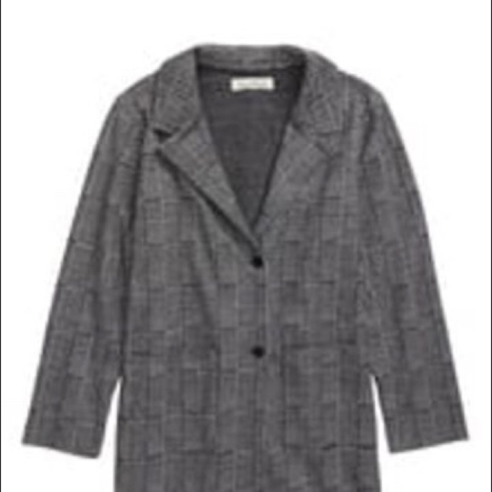 Treasure & Bond Easy Plaid Duster Big Girls